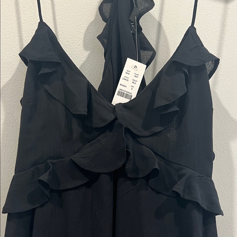 J. Crew Drapey Ruffle Tank Top - Picture 3 of 5